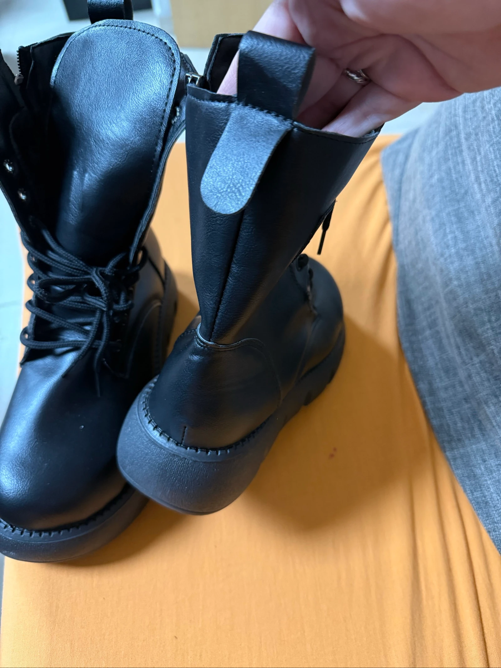 Bota estilo militar calentitas por dentro  – photo 8
